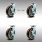 Service Caster 8 Inch SS Polyurethane Caster Set with Roller Bearings 4 Brake 2 Swivel Lock SCC SCC-SS30S820-PPUR-TLB-BSL-2-TLB-2 - alternate 1